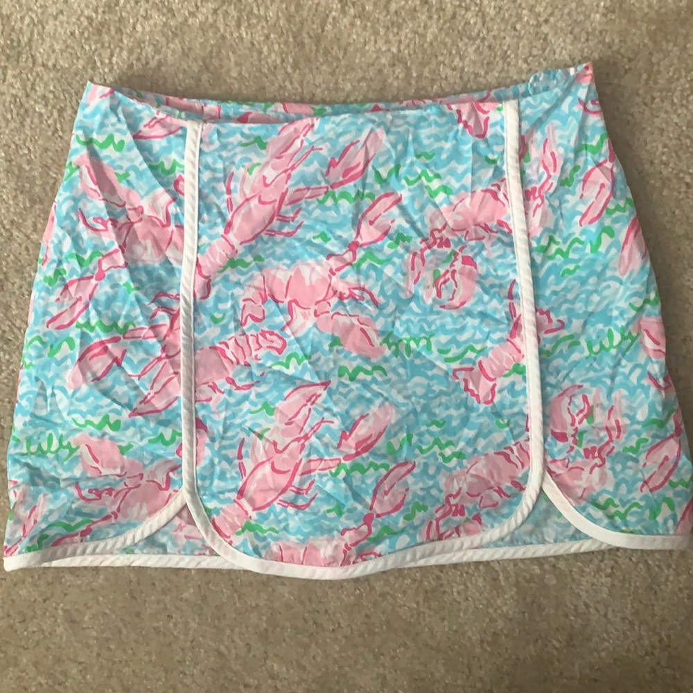 Lilly Pulitzer lobster skort size 0